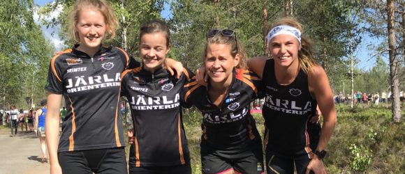 Järladamerna fyra på Jukola