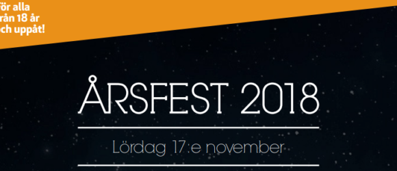 Inbjudan till Järlas årsfest 17 november